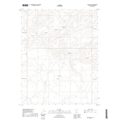 2018 Map of Chaiyahi Rim SW, 2018 Print
