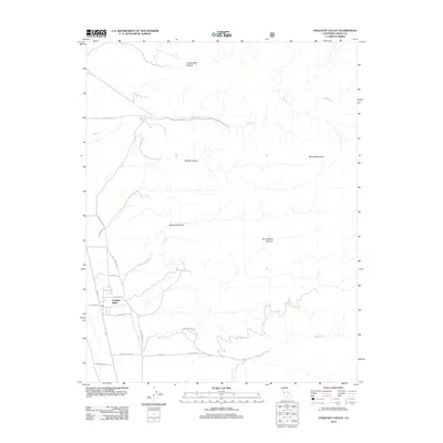 2012 Map of Chalfant Valley, 2012 Print