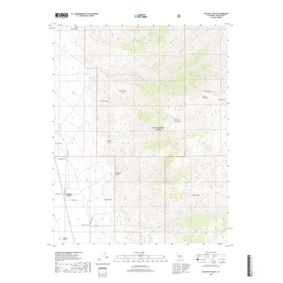 2018 Map of Chalfant Valley, 2018 Print