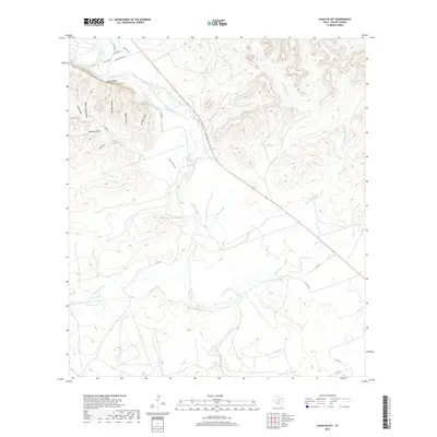 2019 Map of Chalk Bluff, 2019 Print