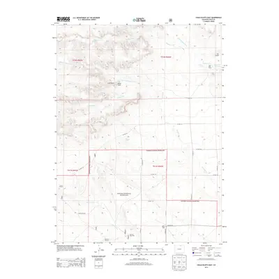 2013 Map of Chalk Bluffs East, 2013 Print