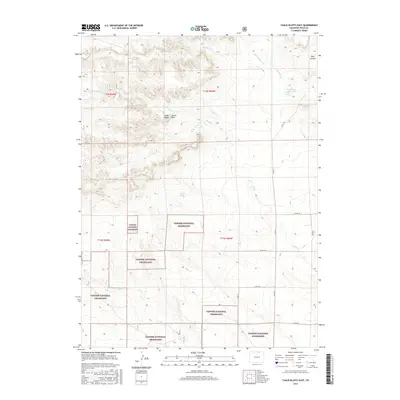 2016 Map of Chalk Bluffs East, 2016 Print