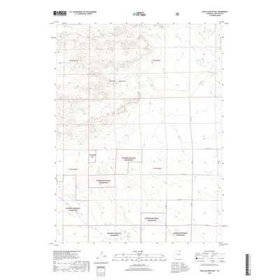 2019 Map of Chalk Bluffs East, 2019 Print