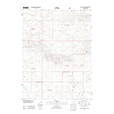 2013 Map of Chalk Bluffs West, 2013 Print