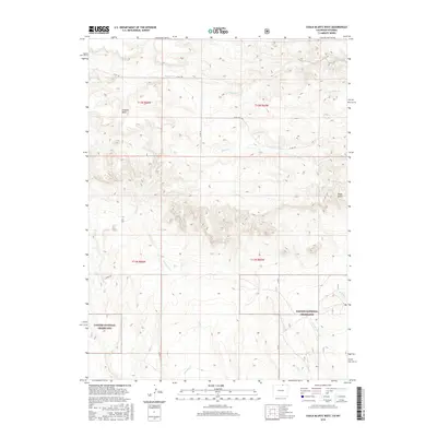 2016 Map of Chalk Bluffs West, 2016 Print