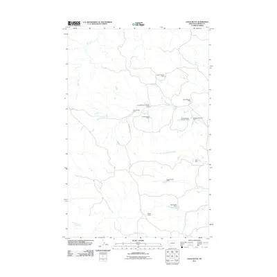 2011 Map of Chalk Butte, 2011 Print