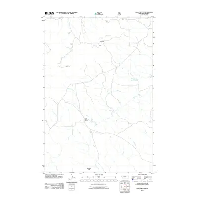 2011 Map of Chalk Buttes, 2011 Print