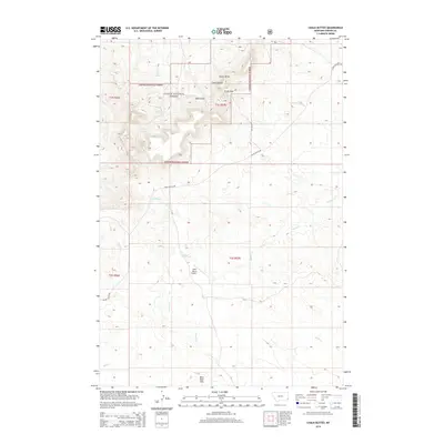 2014 Map of Chalk Buttes, 2014 Print