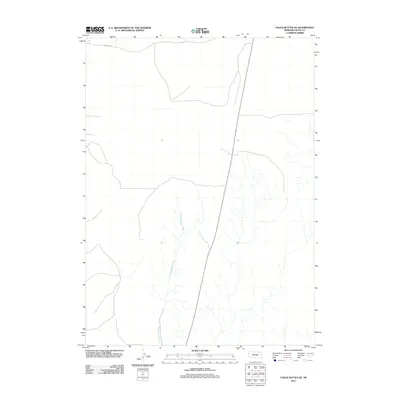 2011 Map of Chalk Buttes NE, 2011 Print