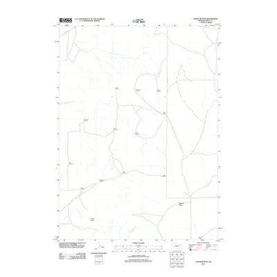 2011 Map of Chalk Buttes, 2011 Print