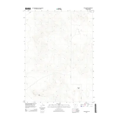 2014 Map of Chalk Buttes, 2014 Print