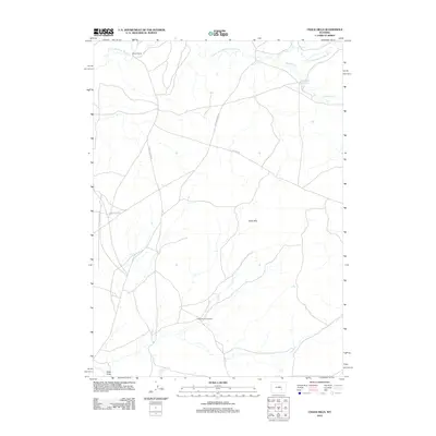 2012 Map of Chalk Hills, 2012 Print