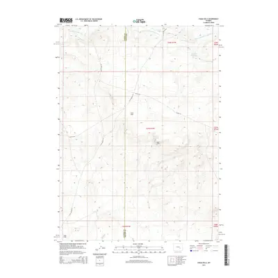 2015 Map of Chalk Hills, 2015 Print