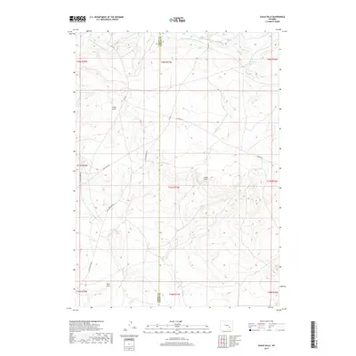 2017 Map of Chalk Hills, 2017 Print