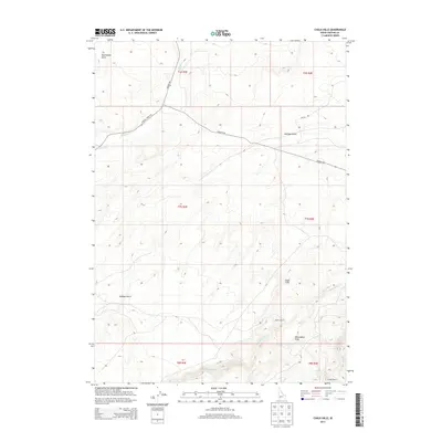 2013 Map of Chalk Hills, 2013 Print