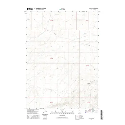 2017 Map of Chalk Hills, 2017 Print
