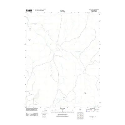 2011 Map of Chalk Hills, 2011 Print
