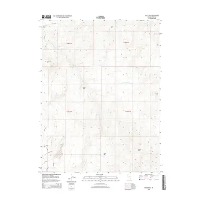 2014 Map of Chalk Hills, 2014 Print