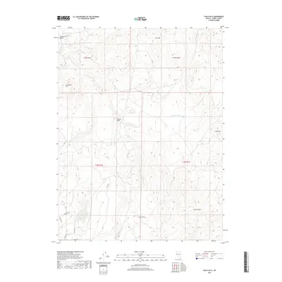 2018 Map of Chalk Hills, 2018 Print