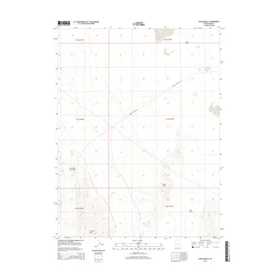 2014 Map of Chalk Knolls, 2014 Print
