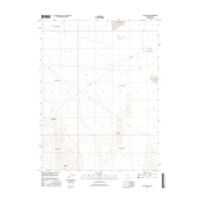 2017 Map of Chalk Knolls, 2017 Print
