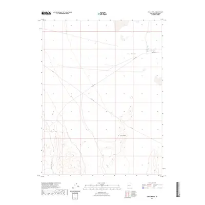 2023 Map of Chalk Knolls, 2023 Print