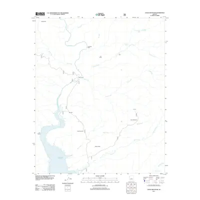 2011 Map of Chalk Mountain, 2011 Print