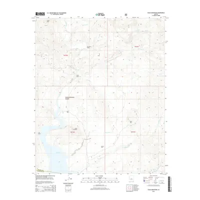 2014 Map of Chalk Mountain, 2014 Print