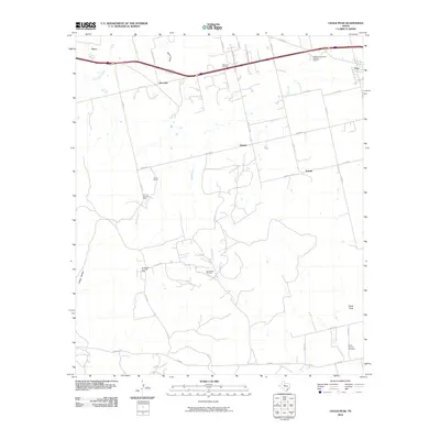 2010 Map of Chalk Peak, 2010 Print