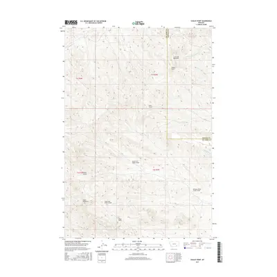 2017 Map of Chalky Point, 2017 Print