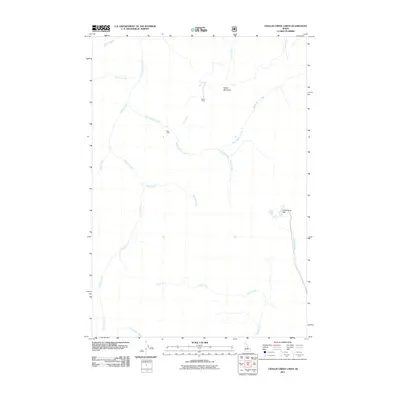 2011 Map of Challis Creek Lakes, 2011 Print