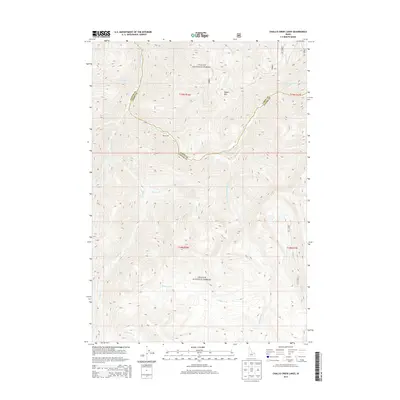 2013 Map of Challis Creek Lakes, 2013 Print