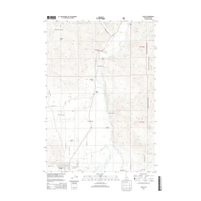 2013 Map of Challis, 2013 Print