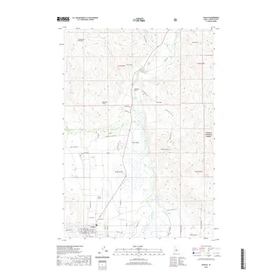 2020 Map of Challis, 2020 Print