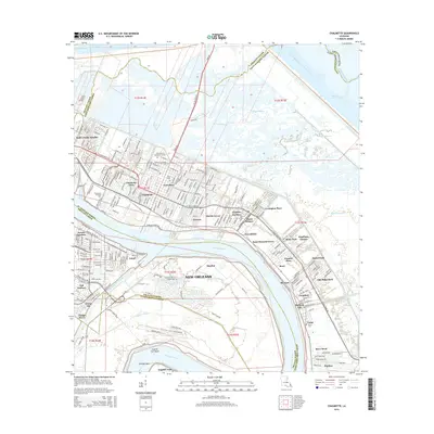 2015 Map of Chalmette, 2015 Print