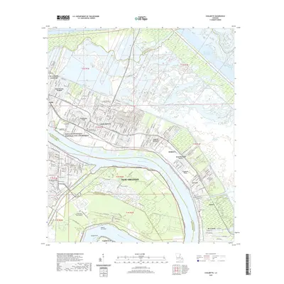 2020 Map of Chalmette, 2020 Print