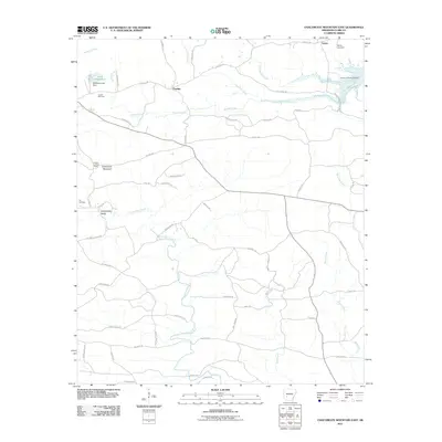2011 Map of Chalybeate Mountain East, 2011 Print