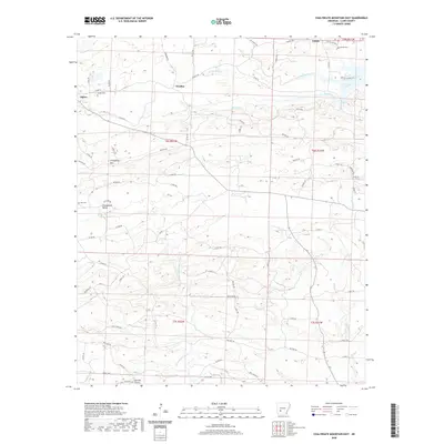 2020 Map of Chalybeate Mountain East, 2020 Print