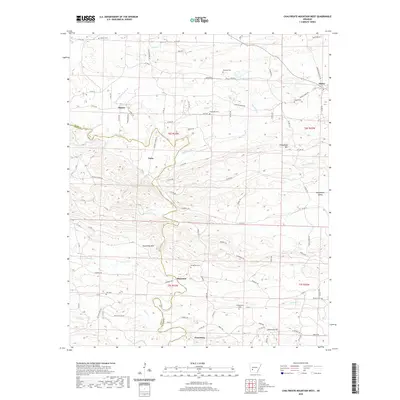 2020 Map of Chalybeate Mountain West, 2020 Print