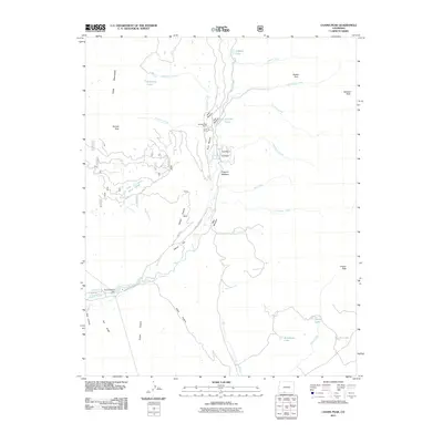 2011 Map of Chama Peak, 2011 Print