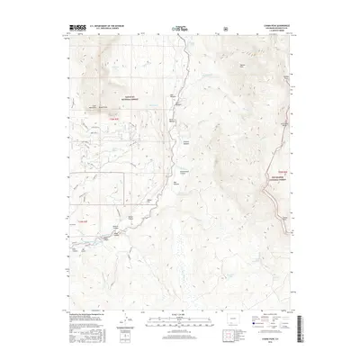 2016 Map of Chama Peak, 2016 Print
