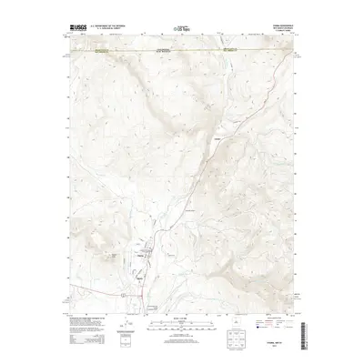 2013 Map of Chama, 2013 Print