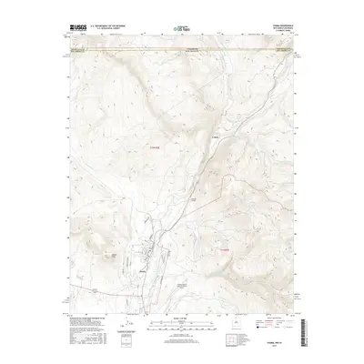 2017 Map of Chama, 2017 Print