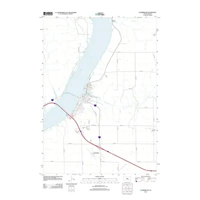 2012 Map of Chamberlain, 2012 Print