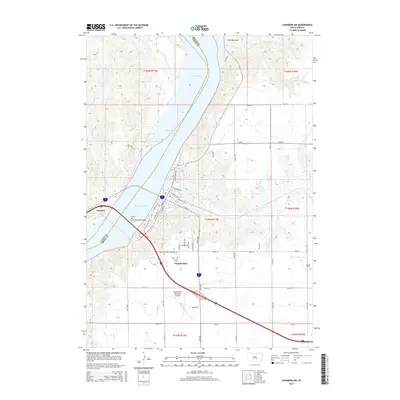 2015 Map of Chamberlain, 2015 Print