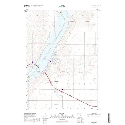 2017 Map of Chamberlain, 2017 Print