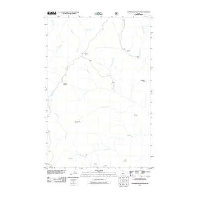 2011 Map of Chamberlain Mountain, 2011 Print