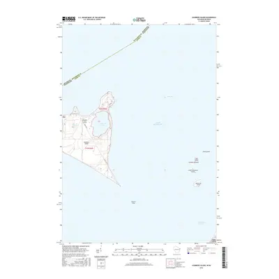 2016 Map of Chambers Island, 2016 Print