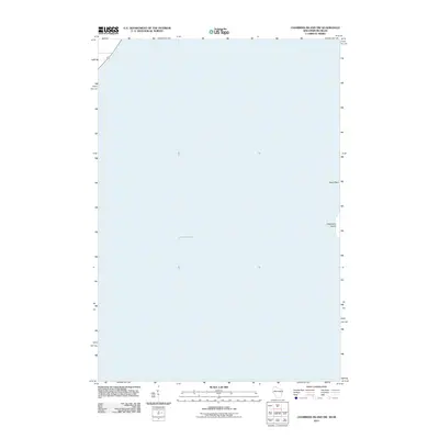 2011 Map of Chambers Island NW, 2011 Print