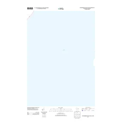 2013 Map of Chambers Island NW, 2013 Print